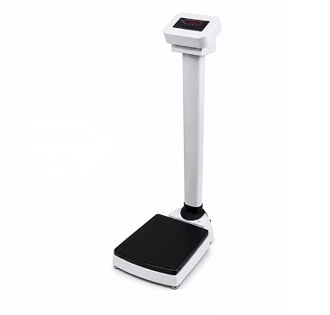 ترازو دیجتال ایستاده همراه با قدسنج مکانیکی مدل bs703 bodyscale
