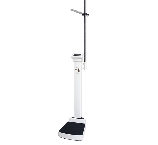 ترازو دیجتال ایستاده همراه با قدسنج مکانیکی مدل bs769 bodyscale